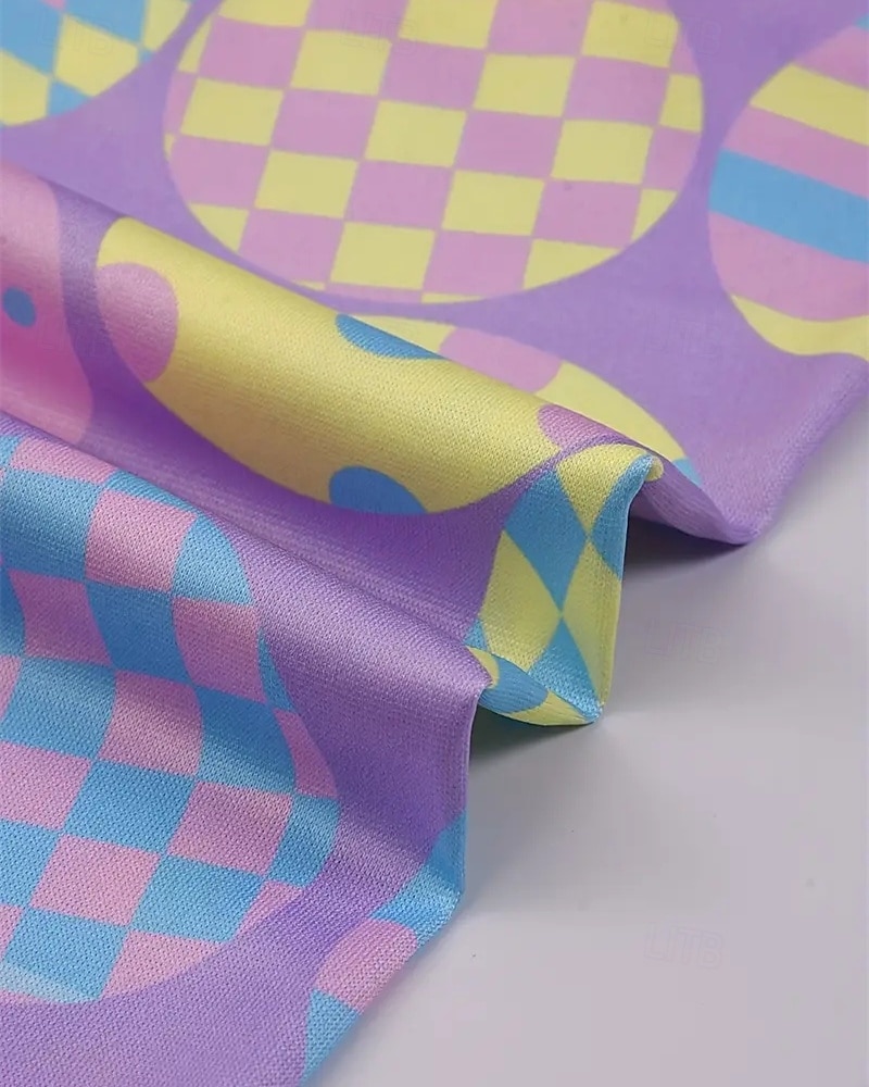 Páscoa Para Meninas 3D Gráfico Coelho Conjuntos de pijama Conjuntos de pijama com camiseta e calça Manga Curta Impressão 3D Verão Primavera Ativo Básico Infantil 4 anos + Gola Redonda Casa Diário de 2025 por $17.99 –P6