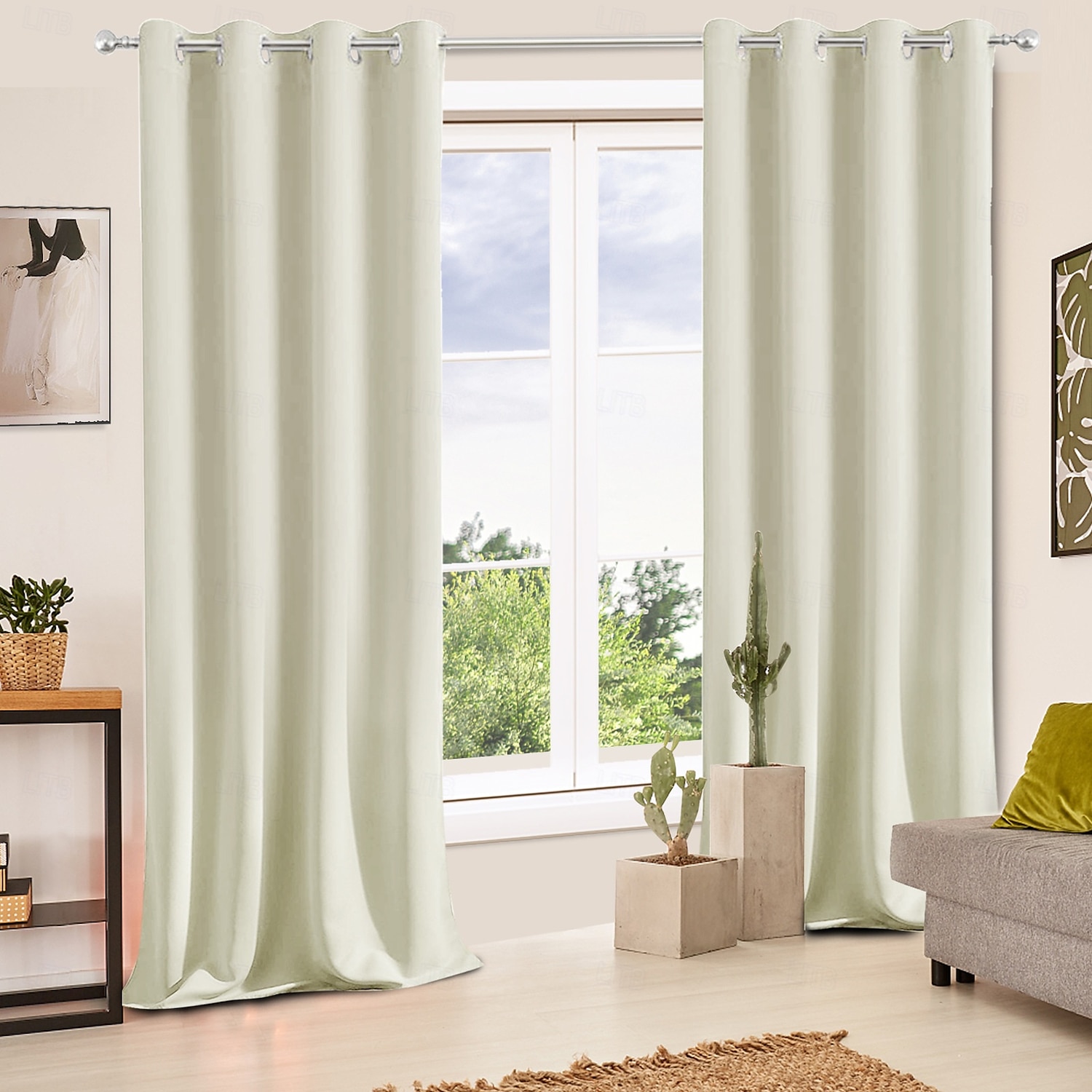 Waterproof Outdoor Curtains for Indoor Wedding Patio Thick Privacy Grommet Curtains for Wedding Bedroom, Living Room, Porch, Pergola, Cabana, 1 Panel 2025 - $34.99 –P6