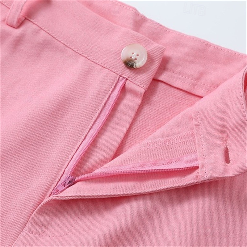 Per uomo Shorts eleganti Shorts da Lavoro Pantaloncini da golf Tasca Semplice Comodità Traspirante Corto All'aperto Affari Sport Casual Bianco Giallo del 2026 a $21.99 –P5