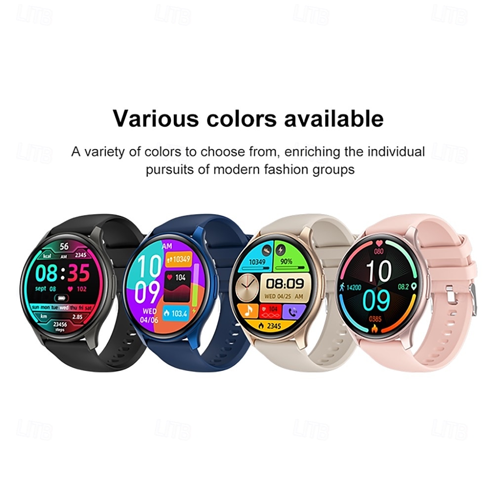 696 ZW60 Smart Watch Fitness Tracker ECG PPG Bluetooth Anropspåminnelse Android iOS IP67 44mm 1,43 2025 - $39.99 –P20