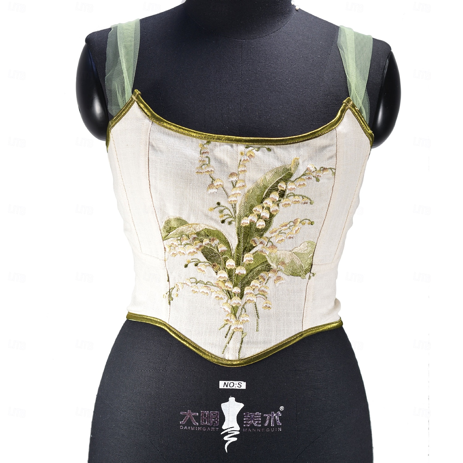 Retró Középkori Reneszánsz Fűző Prsluk Bustier Hímzett Női Kelta Fantasy Mindszentek napja Farsang Álarcos mulatság Parti Alkalmi / Napi LARP Felnőttek Fűző 2025 - $92.99 –P6