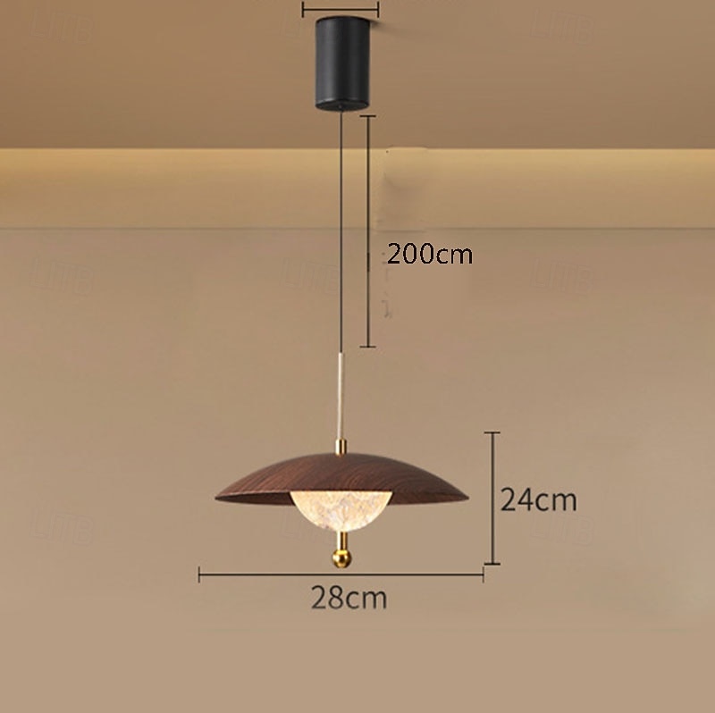 28 cm Design di Lanterna a Sospensione Lampada a sospensione Metallo Vetro Galvanizzato Moderno 110-120V 220-240V del 2025 a $249.99 –P8