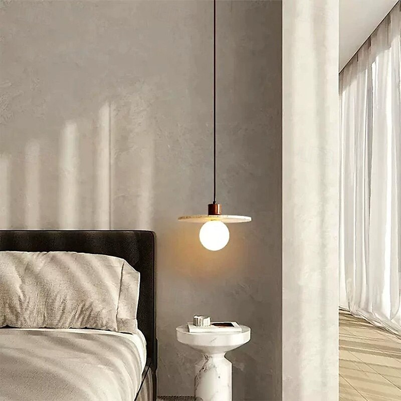 30 cm Design de Lanterne Suspendue Formes Géométriques Suspension Pierre Verre Style Artistique Style Formel Le style rétro ancien Traditionnel / Classique 110-120V 220-240V de 2025 ? $229.99 –P2