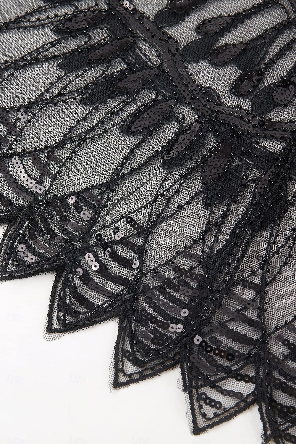 Rugido 20s 1920s Retro Antiguo Chales estilo flapper El gran Gatsby Chica de la aleta Lentejuelas Franja Disfraz Mujer Carnaval Fiesta de Noche Boda Mascarada Adulto Chal 2026 - $15.49 –P16
