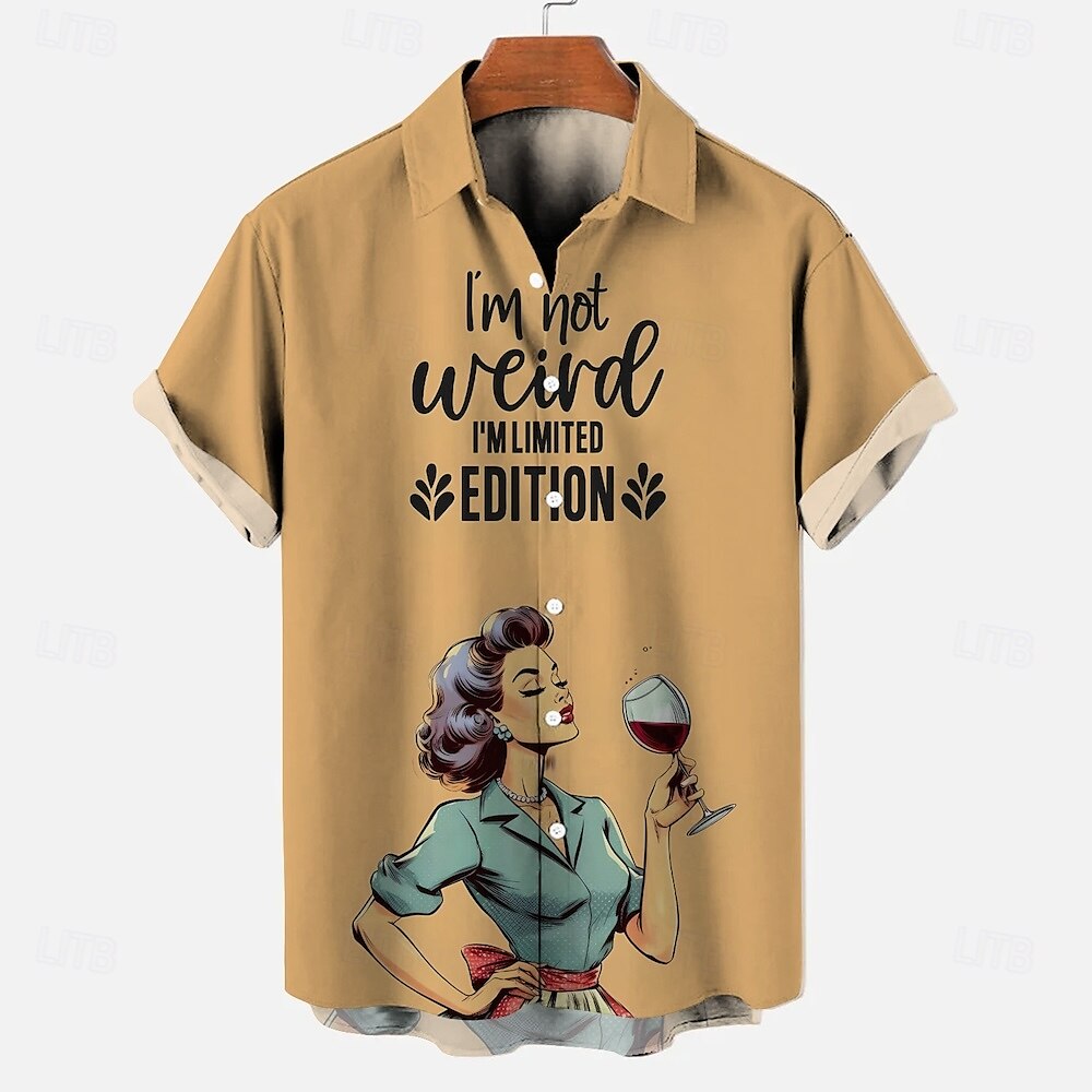 Blouse / Shirt Retro Poster Retro Girl Graphic For Men's Adults' Masquerade 3D Print Vacation Party 2025 - $21.99 –P1