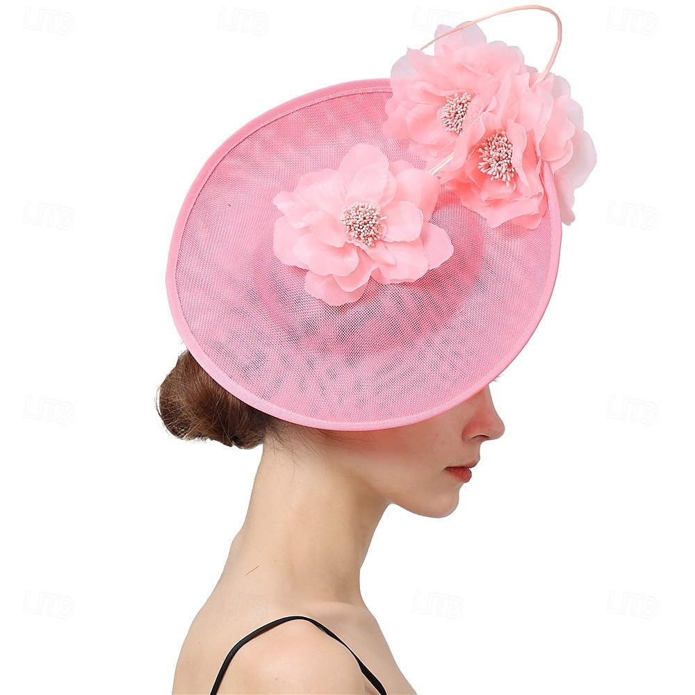 Hodeplagg Stoff Fedora-hatt Bryllup Fødselsdag Temafest Hesteveddeløp Elegant Vintage Søt Med Fjær Blomsterhodeplagg 2025 - $39.99 –P18