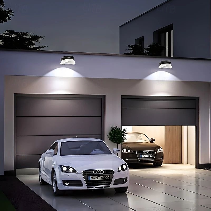 2/4 Pcs LED Solar Street Lights Outdoor Wall Lights Fence Lights 9LEDs Home Garden Outdoor Courtyard Fence Wall Decoration LED Waterproof Wall Light Garage Porch Yard Lighting 2026 - $37.99 –P10