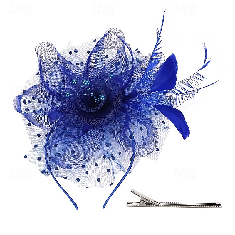 Peça para Cabeça Tule Penas Casamento Festa de Noite Elegante Casamento Com Penas Capacete Chapéu de 2025 por $12.99 –P18