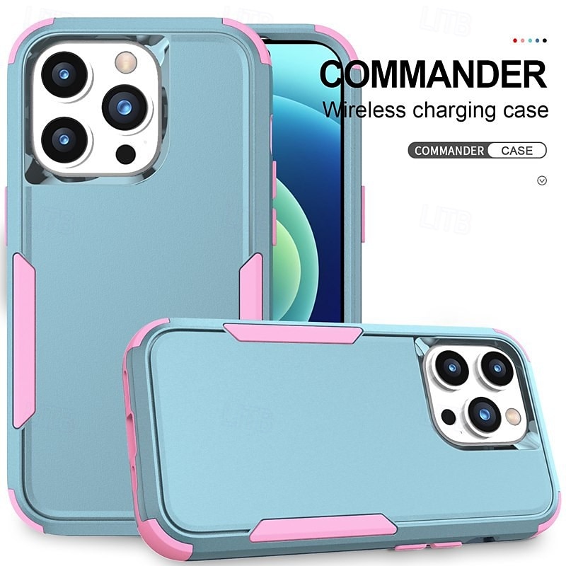 2025年 電話 ケース 用途 iPhone 16 15 14 Pro Max Plus iPhone 13 12 11 Pro Max Mini バックカバー 磁石バックル ワイヤレス充電をサポート 耐衝撃 レトロ風 TPU PC  コレクション – $19.99 –P13