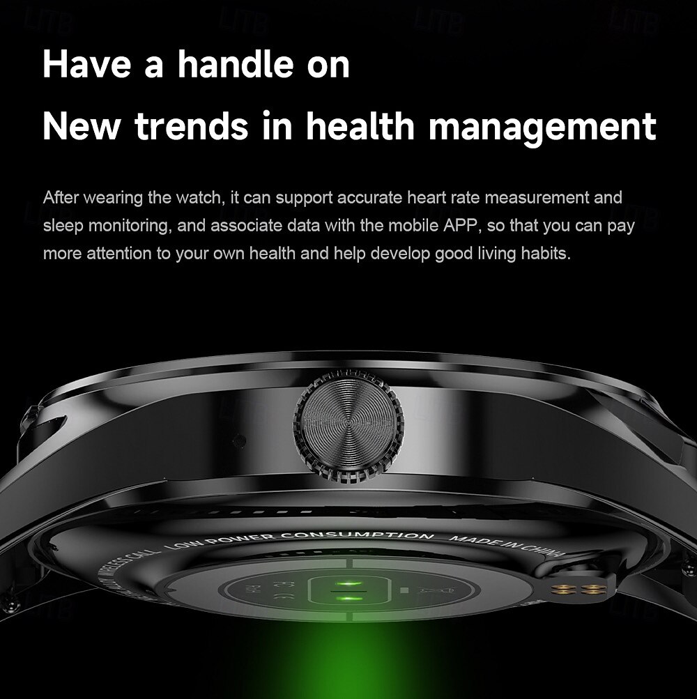 696 D9 Smart Watch 1.46 inch Smartwatch Fitness Running Watch Bluetooth Pedometer Call Reminder Sleep Tracker Compatible with Android iOS Men Hands-Free Calls Message Reminder Watches with Earbuds 2025 - $69.99 –P12
