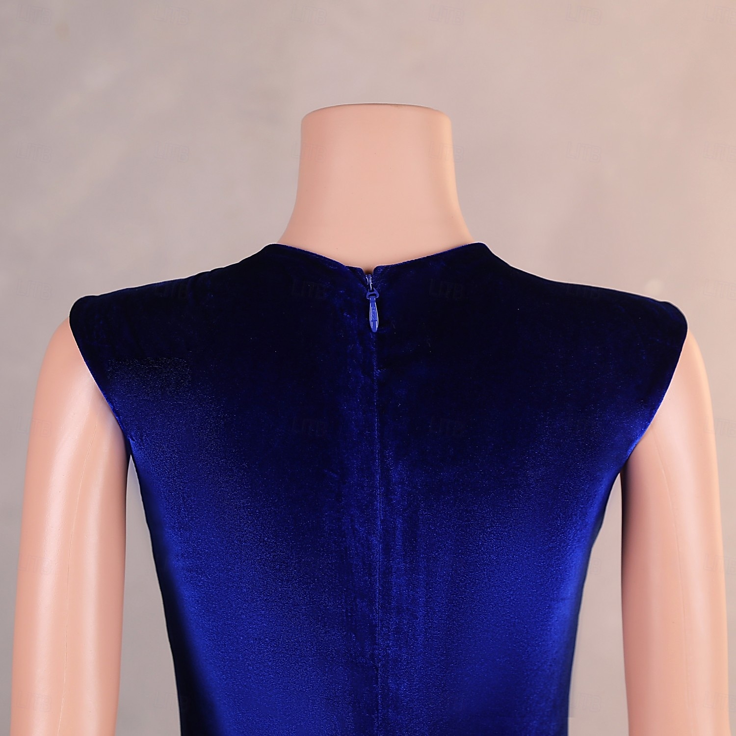 Rochie de seară tip Sirenă  Trompetă Elegantă Rochie Formală de Bal cu tren scurt mânecă scurtă gât rotund brodată cu paiete și aplicații de mărgeluțe 2025 - $179.99 –P3