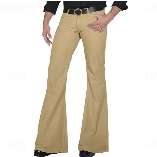 Retro / vintage Anii 1960 Hippie Pantaloni Pantaloni cu fund clopot Hippie Bărbați Halloween Carnaval Mascaradă Petrecere și seară festival de muzică Parada Mândriei Adulți Pantaloni Toate Sezoanele 2025 - $24.99 –P10