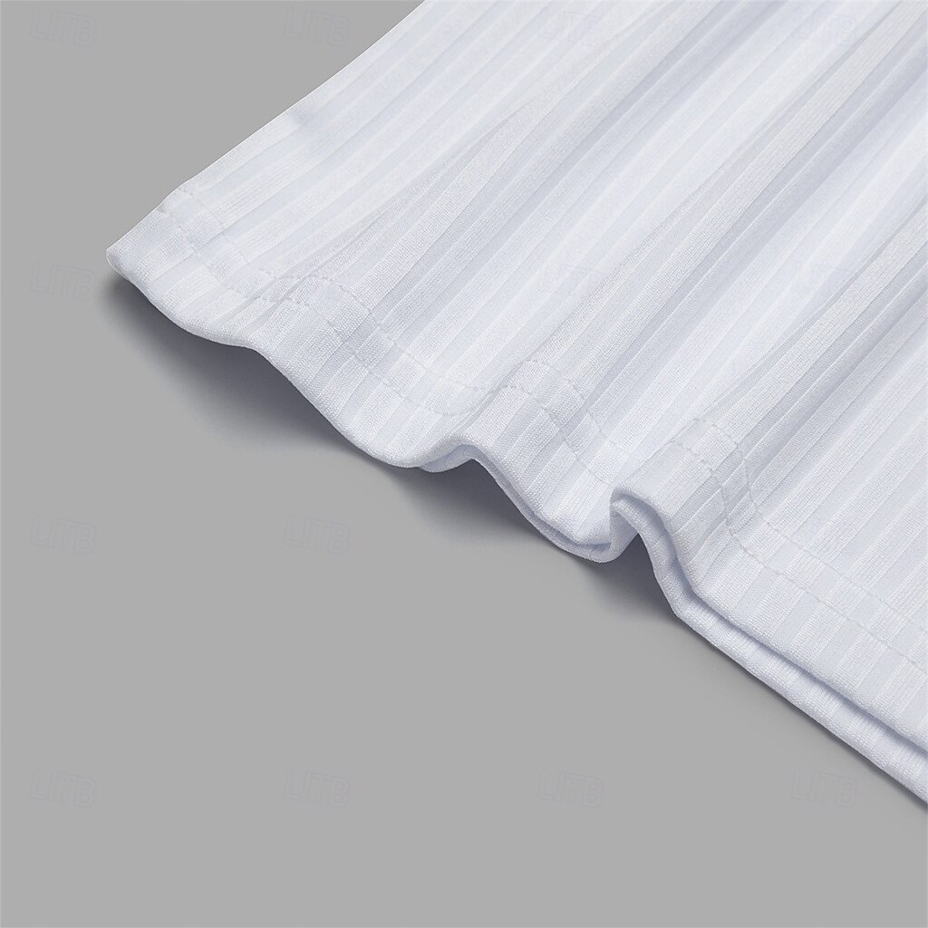 Per uomo Maglietta Maglietta a Maglia a Coste Camicia a Maniche Lunghe Manica Lunga Scollo a V Estate Semplice Striscia di Fossa Moda Designer Essenziale Lavoro a maglia Vacanza Streetwear Uscire del 2025 a $10.49 –P10
