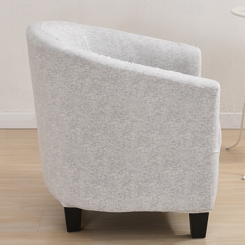 capa de cadeira de poltronas de banheira de clube, capa de sofá simples de lã polar, capas elásticas para sofás, protetor de móveis de sala de estar de 2025 por $31.99 –P16