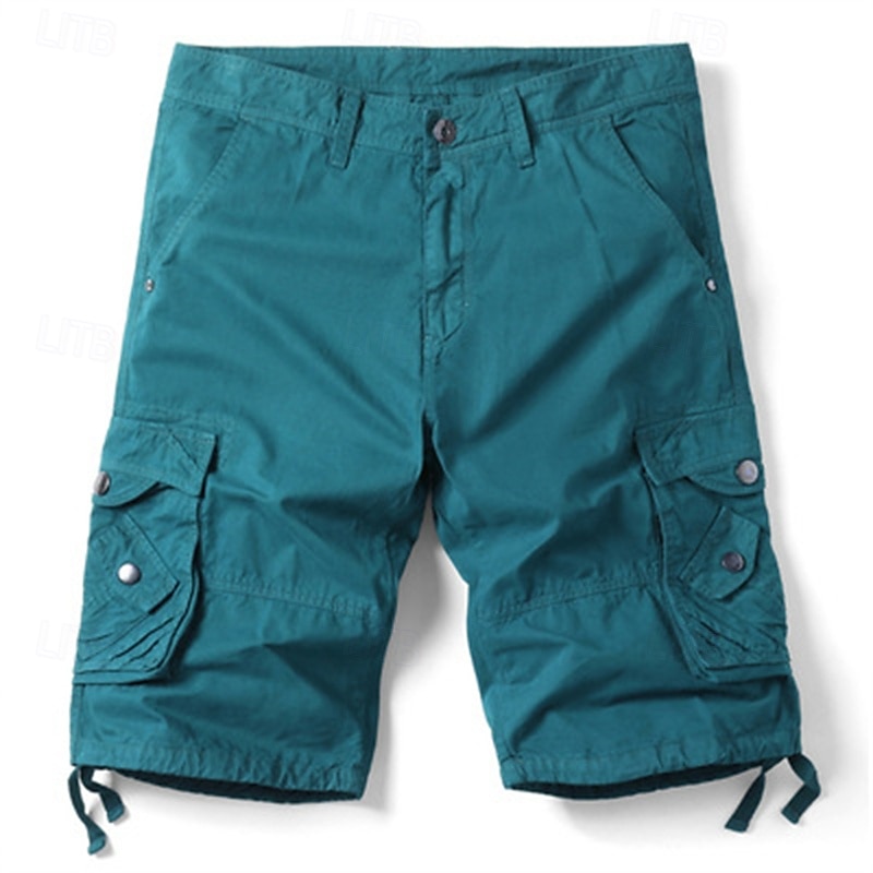 Per uomo Pantaloncini cargo Pantaloncini mimetici Shorts Pantaloncini Estivi Multi-tasche Tasca con Patta Semplice Mimetico Comodità Indossabile Lunghezza al ginocchio All'aperto Sport Quotidiano del 2025 a $27.99 –P13
