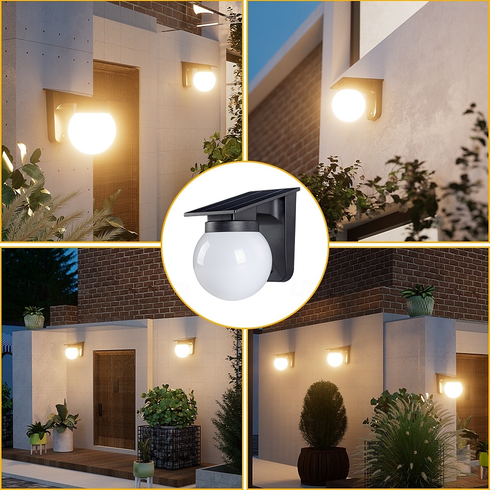1 st. zonne-buitenlamp wandlamp binnenplaats balkon decoratie buiten waterdichte patio lamp huis tuin lay-out hek omgevingslicht 2025 - $53.99 –P11