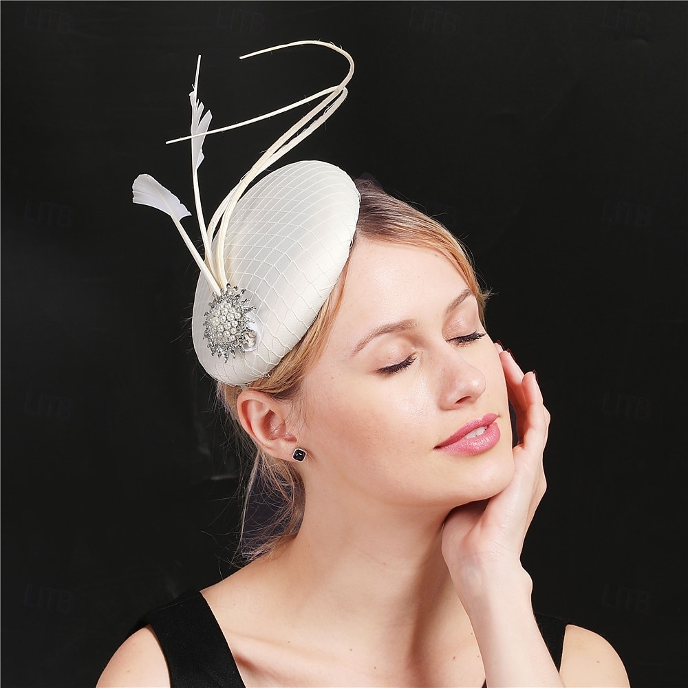 Headdress Fabric Fedora Hat Wedding Birthday Tea Party Horse Race Cocktail Elegant Vintage Cute With Floral Headpiece Headwear 2026 - $22.99 –P14