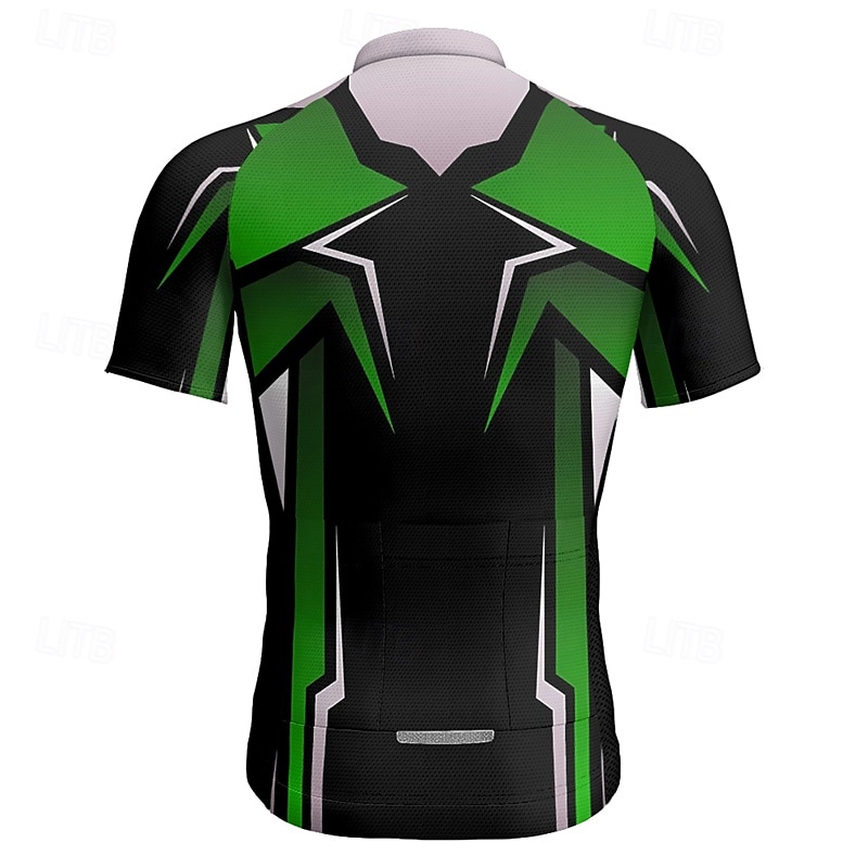 Bărbați Jersey de ciclism Manșon scurt Bicicletă Tricou Tee Jerseu cu 3 buzunare spate Ciclism montan Respirabil Uscare rapidă Proiectare anatomică Wicking Galben Rosu Albastru Sport Îmbrăcăminte 2025 - $25.99 –P11