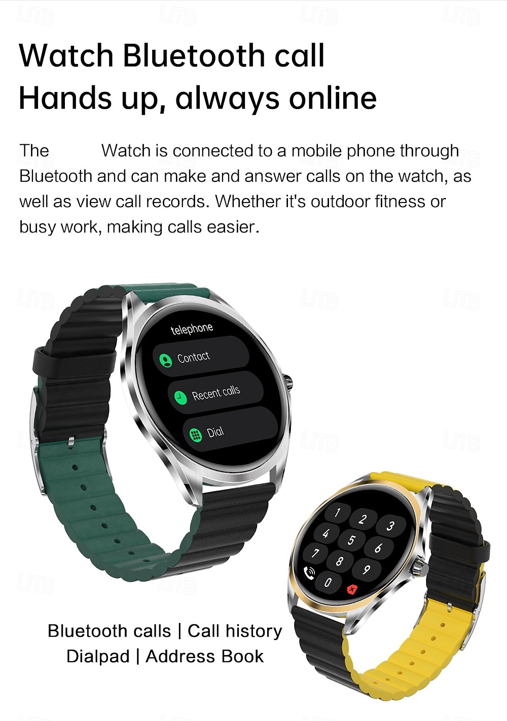 696 TN88 Orologio intelligente 1.43 pollice Intelligente Bracciale Bluetooth Pedometro Avviso di chiamata Monitoraggio del sonno Compatibile con Android iOS Da donna Da uomo Chiamate in vivavoce del 2025 a $65.99 –P10