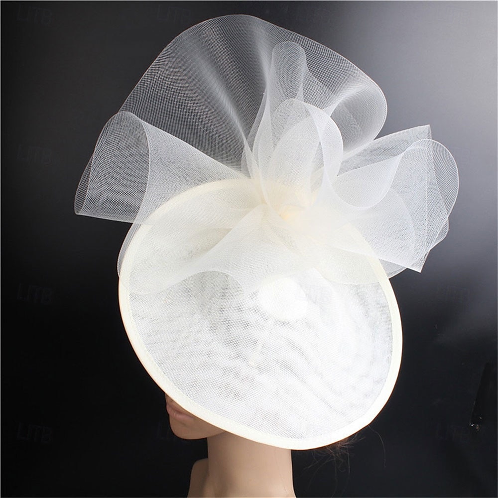 Nakrycie Głowy Kapelusz Fedora Lnianą Na Ślub Urodziny Wieczorną Imprezę Herbatkę Wyścigi Konne Elegancki Vintage Uroczy Z Piórem Kwiatowym Nakryciem Głowy 2025 - $19.99 –P17