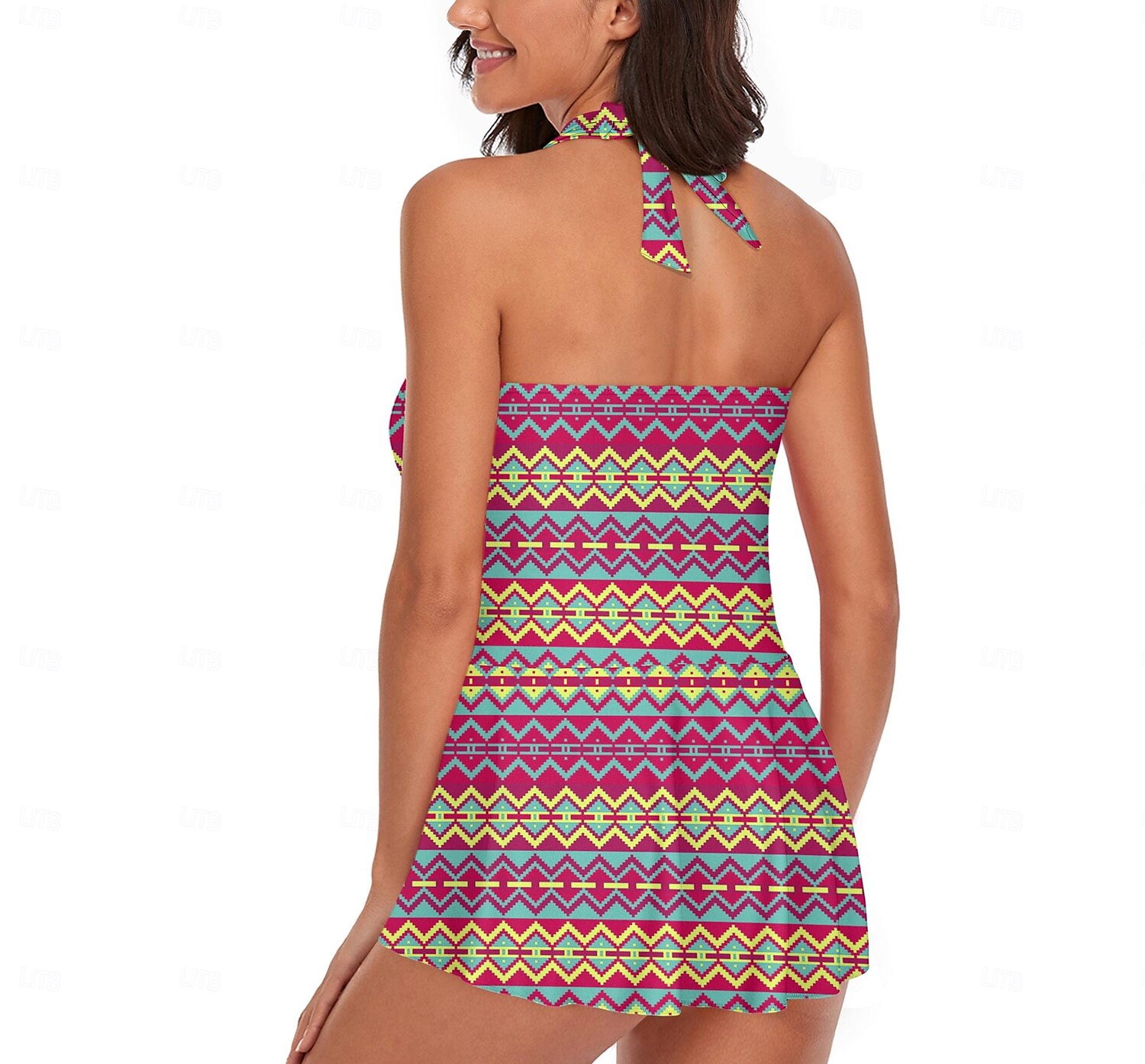 Dames Zwemkleding Tankini Zwempak Stijlvol Mooi Gestreept Mouwloos Badpakken 2025 - $25.99 –P4