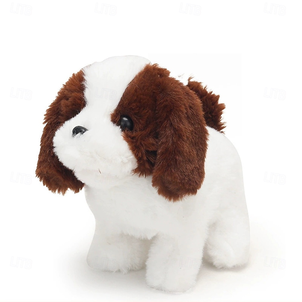 2025年 ぬいぐるみの犬、ぬいぐるみ、インタラクティブな犬ロボット、ロボット犬、吠える、タッチコントロール、電子ペットロボット、子犬のおもちゃ、女の子、赤ちゃん、子供向けのアニメ犬  コレクション – $24.99 –P7