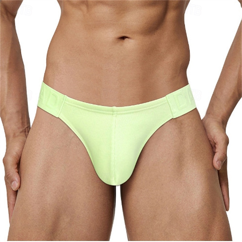Herren 1 Stück Basic Slips Slip Patchwork Polyester Atmungsaktiv Weich Bequem Einfach Mittlere Hüfthöhe Schwarz Weiß 2025 - $10.49 –P5