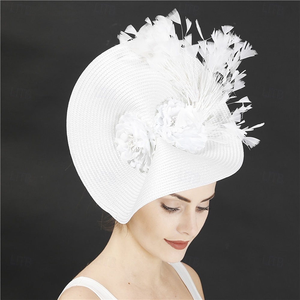 Headpiece Feathers Wedding Evening Party Elegant Wedding With Feather Headpiece Headwear 2025 - $24.99 –P6