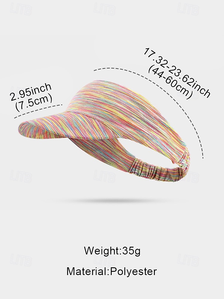 2026年 女性用伸縮性スポーツ中空トップサンハット - 軽量で紫外線保護、通気性、吸汗性に優れた帽子。スタイリッシュなアウトドアランニング、ゴルフ、テニス、ビーチアクティビティに最適。  コレクション – $11.99 –P9