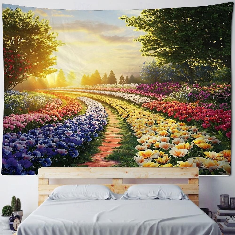 Растение цветок морской пейзаж подвесной гобелен настенное искусство большой гобелен фреска декор фотография фон одеяло занавеска дом спальня гостиная украшение 2026 - $14.99 –P3