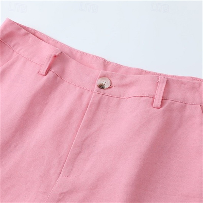 Per uomo Shorts eleganti Shorts da Lavoro Pantaloncini da golf Tasca Semplice Comodità Traspirante Corto All'aperto Affari Sport Casual Bianco Giallo del 2026 a $21.99 –P4