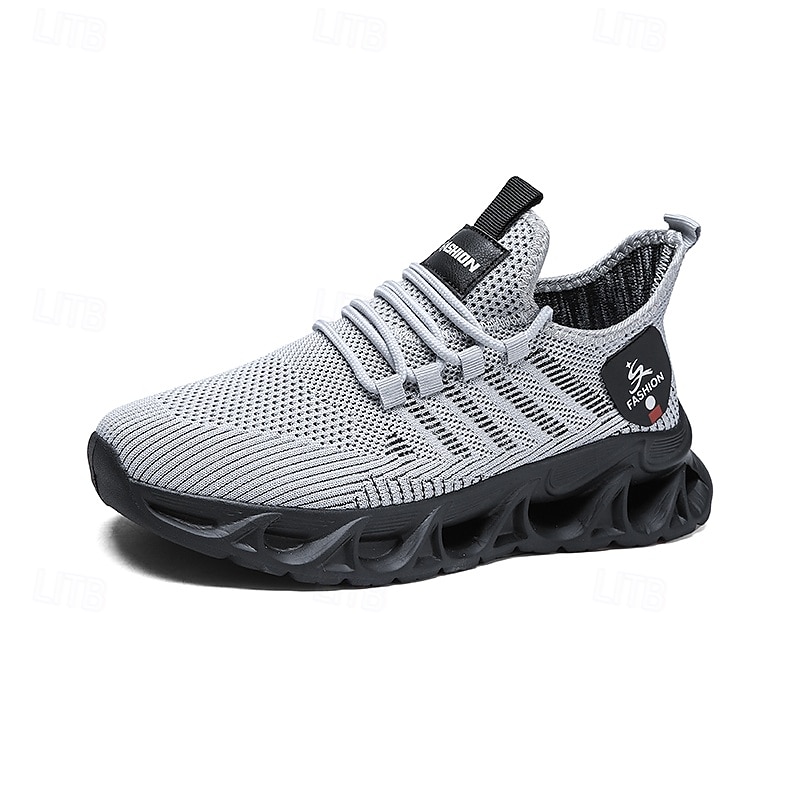 prestandasneakers för män, lätt andningsbar mesh i elektrisk blått, sportiga utomhusskor 2026 - $46.99 –P2
