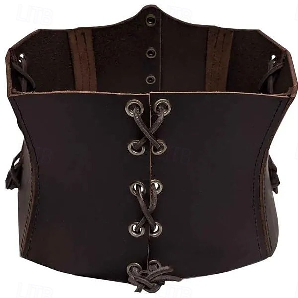 Rétro Vintage Punk & Gothique Médiéval Bustier Sous Poitrine Déguisement Homme Carnaval Mascarade Carnaval Performance Mascarade Adulte Corset de 2026 ? $26.99 –P4
