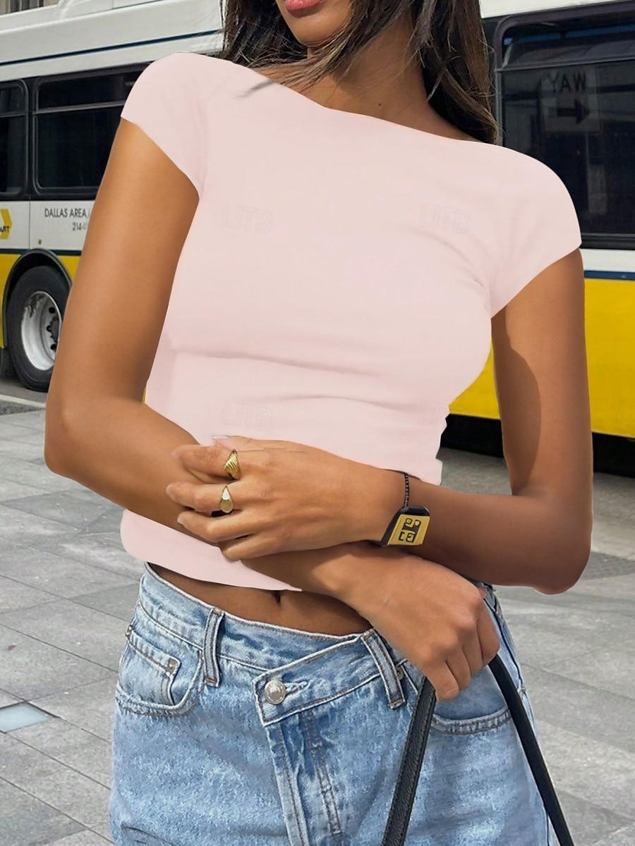 Women's Tank Top Going Out Tops Plain Fashion Sexy Modern Short