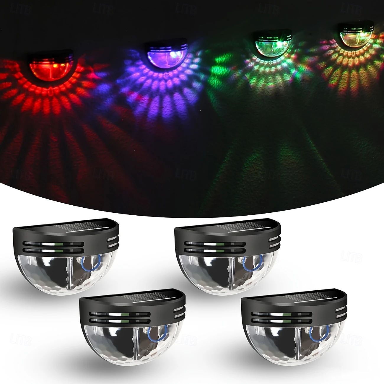 4PCS Outdoor Solar LED Wall Light Waterproof Fence Lights Garden Fence Yard Wall Lighting Decoration 2025 - $14.49 –P9