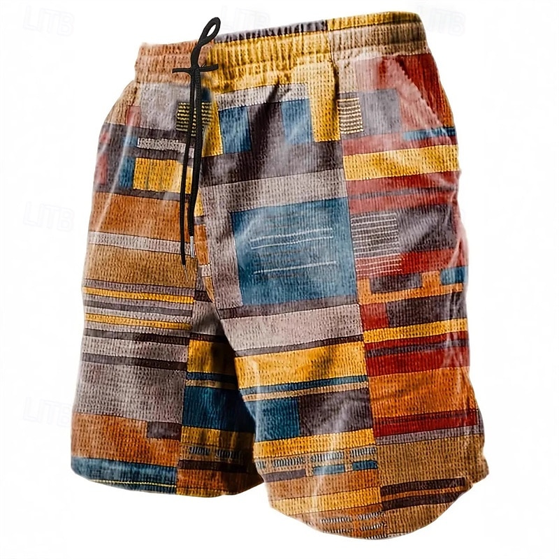 Men's Board Shorts Swim Shorts Swim Trunks Printed Drawstring with Pockets Quick Dry With Pockets Board Shorts Bottoms Surfing Beach Water Sports Summer 2026 - $6.49 –P1