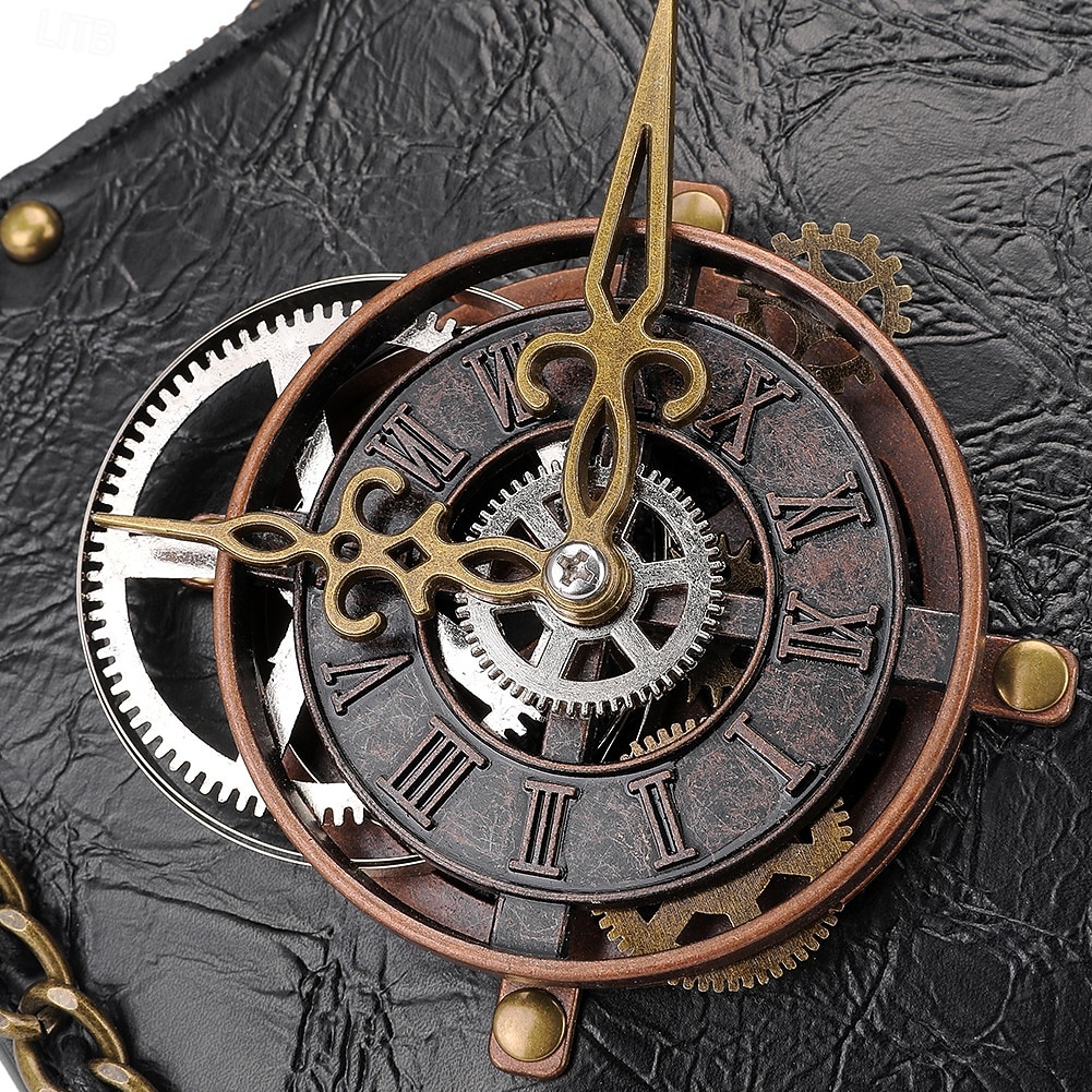 Punk & Gothique Steampunk Sac Sac à Bandoulière Rivet Equipement Déguisement Femmes Halloween Carnaval Soirée Décontracté Quotidien LARP Adulte Sac de 2026 ? $40.99 –P9
