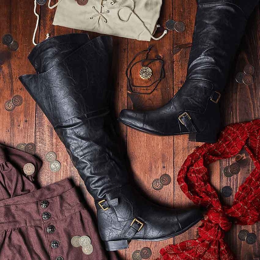 Retro Středověké Renesanční Boty Maškarní kostým Pánské Dámské Unisex Keltské Pirát předvečer Všech svatých Karneval Plesová maškaráda Večírek Plesová maškaráda Dospělé Boty 2025 - $58.99 –P1
