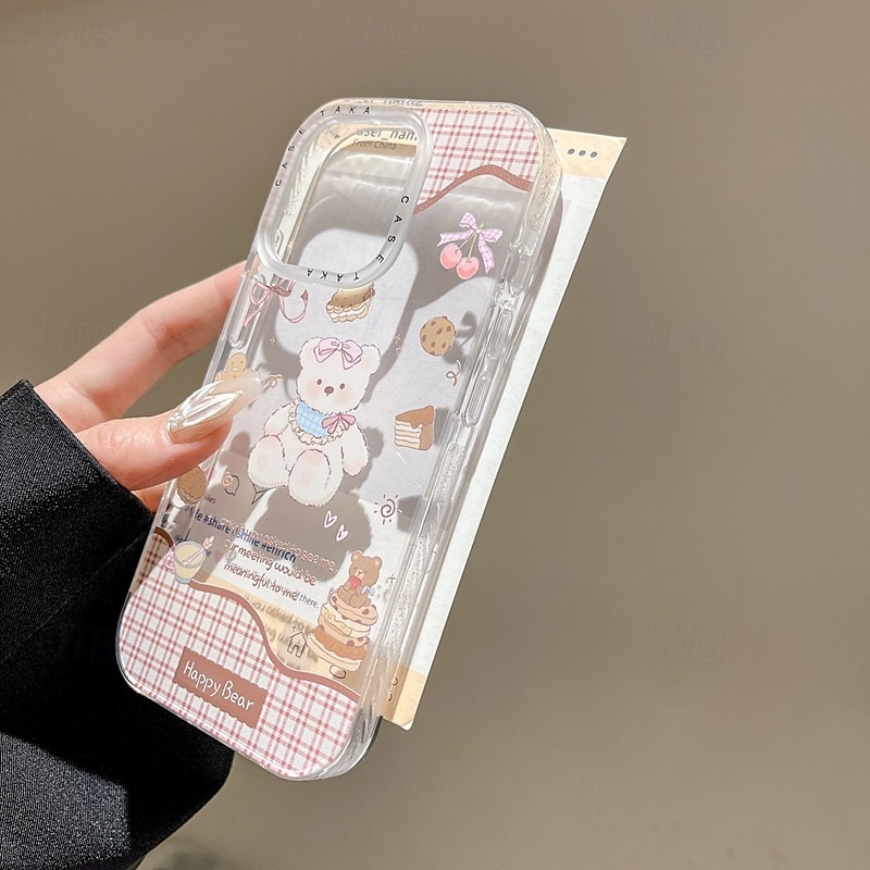 puhelin Etui Käyttötarkoitus iPhone 16 15 14 Pro Max iPhone 16e iPhone 13 Takakuori Iskunkestävä Piirretty TPU Akryyli 2025 - $12.99 –P2