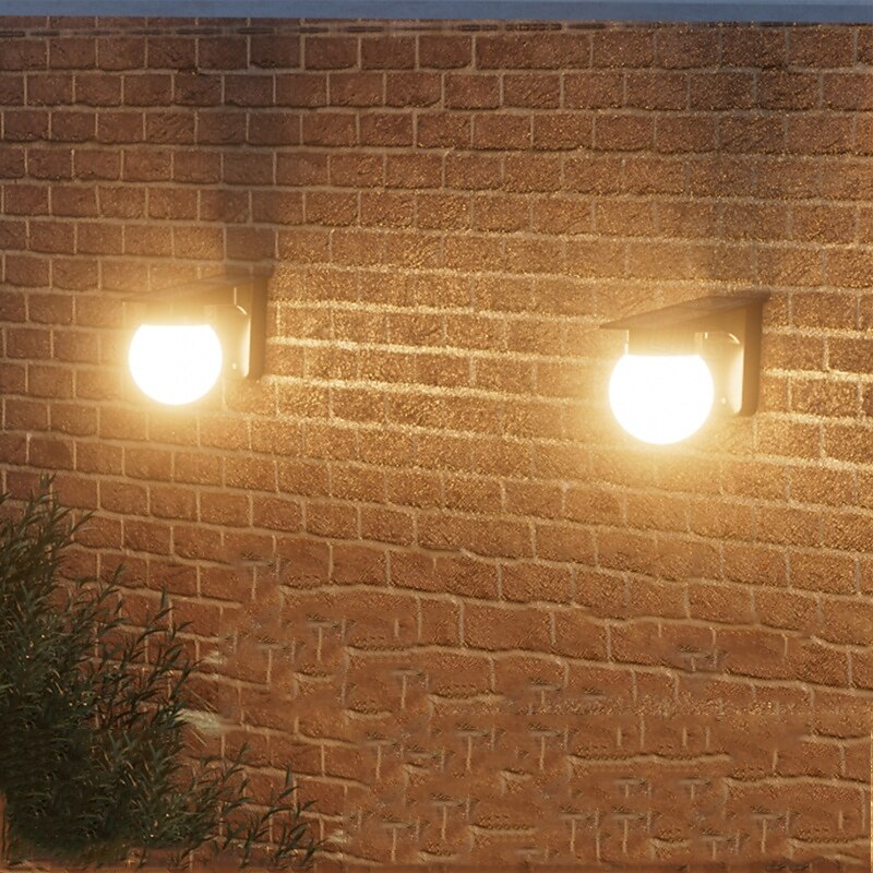 1 st. zonne-buitenlamp wandlamp binnenplaats balkon decoratie buiten waterdichte patio lamp huis tuin lay-out hek omgevingslicht 2025 - $53.99 –P12