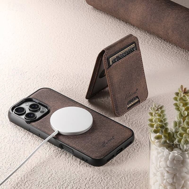 teléfono Funda Para iPhone 16 Pro Max Plus iPhone 15 Pro Max Plus iPhone 14 13 12 Pro Max Plus Funda Trasera con Soporte Desmontable Magnética Retro TPU Cuero de PU 2025 - GBP £17 –P4
