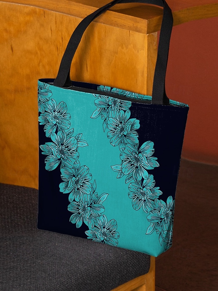 "borsa tote floreale per donna – elegante borsa di grande capienza con motivo floreale nero e rosa, perfetta per lo shopping, i viaggi e l'uso quotidiano" del 2025 a $14.99 –P3