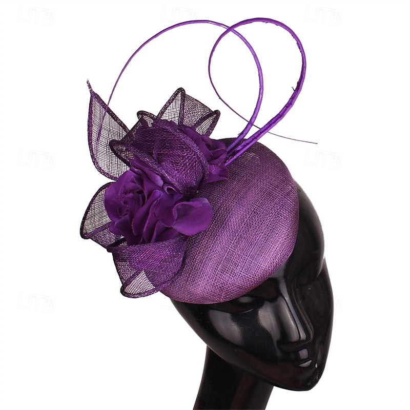 accessoire Imitation Lin Mariage Soirée Élégant Mariage Avec Fleur Casque Couvre-chef de 2025 ? $29.99 –P3
