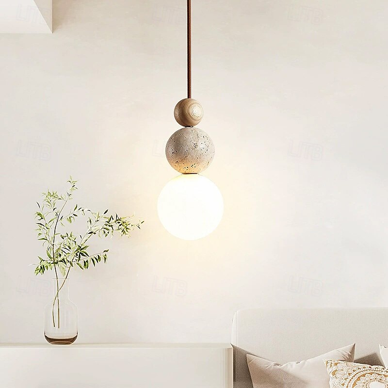 23 cm Círculo / Design Redondo Design De Lanterna Luzes Pingente Pedra Vidro Estilo Artístico Estilo vintage Estilo Clássico Vintage Regional 110-120V 220-240V de 2025 por $158.99 –P4