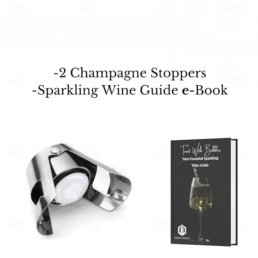 Stainless Steel Champagne Bottle Stopper Vacuum Sealed Sparkling Champagne Wine Bottle Saver Stopper Cap Bottle Opener Bar Tool Portable Stainless Latches Champagne Sparkling Wine Bottle Stopper 2026 - $9.99 –P10