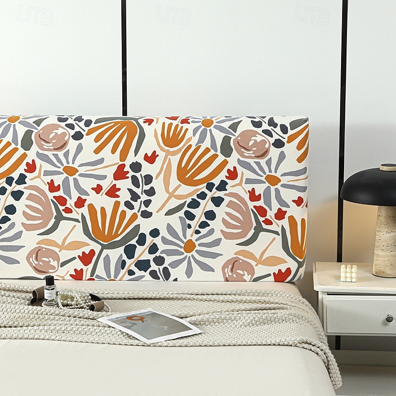 1 capa de cabeceira à prova de respingos de malha elástica jacquard capa de cabeceira para cama no quarto fácil de usar e limpar capa de cabeceira doméstica waffle de 2025 por $27.99 –P5