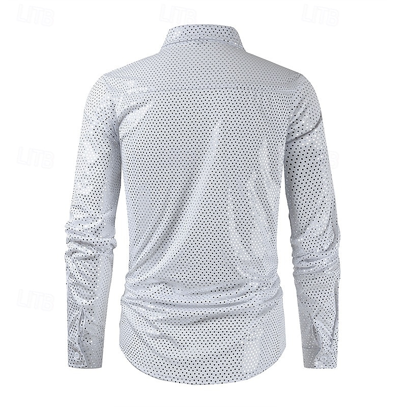 Per uomo Camicia Camicia Estiva Camicia casual Camicia da Spiaggia Camicia con Bottoni Bianco Manica Lunga Semplice Bavero Vacanza Camicia hawaiana Bottonato Abbigliamento Poliestere Moda Casual del 2025 a $28.99 –P3