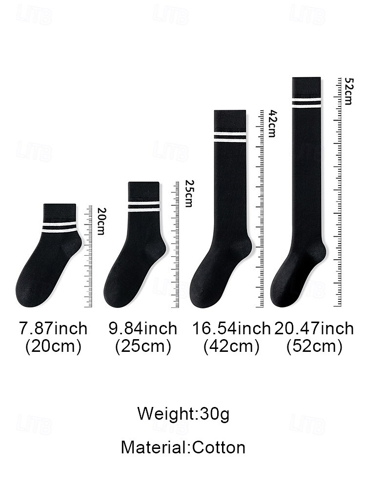 Women's striped socks - four sizes - stylish and comfortable, suitable for golf and other outdoor activities 2025 - $7.99 –P9