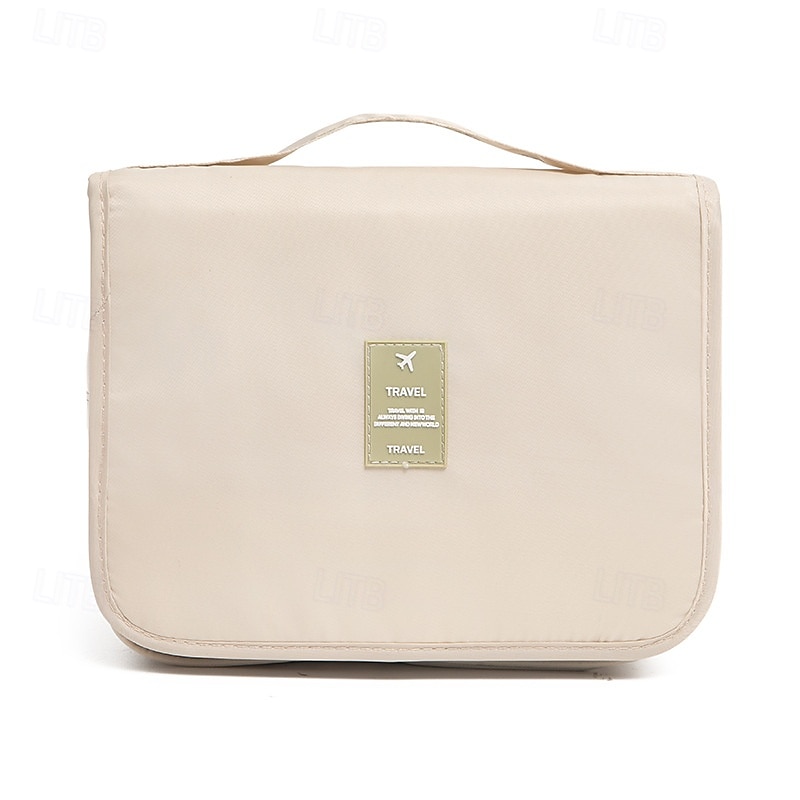 Portable Travel Toiletry Bag, Large Capacity Hanging Makeup Organizer, Handheld Storage Pouch for Travel 2025 - $9.99 –P8