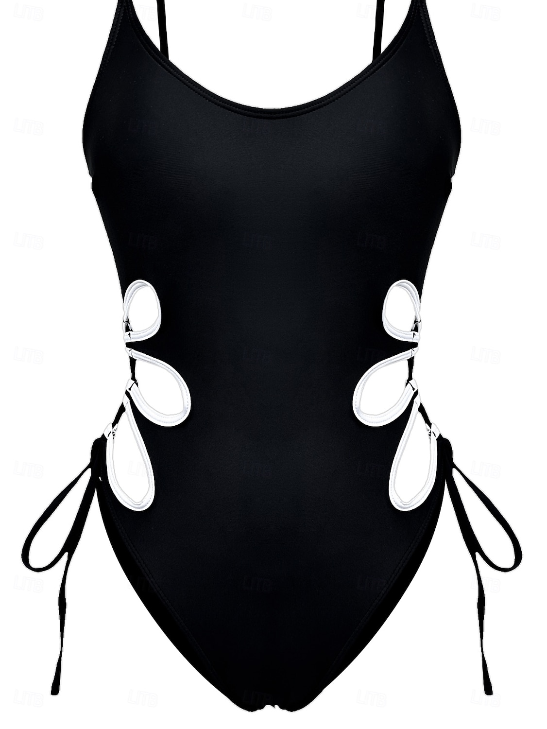 Women's Swimsuits One Piece Monokini Swimsuit Backless Tummy Control High Waist Slim Vacation Beach Wear Solid Color U Neck Sleeveless Bathing Suits 2025 - $23.99 –P5